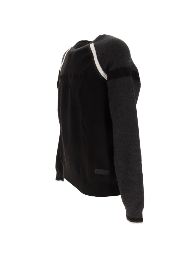 Pull neo logo en relief noir homme - Teddy Smith