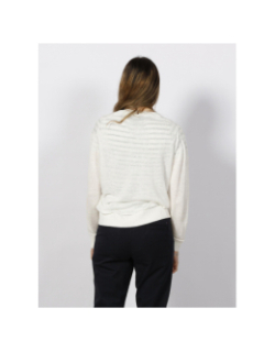 Gilet cardigan en lin stitch blanc femme - Tommy Hilfiger