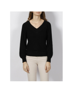 Pull newlexsun double col v noir femme - Vero Moda