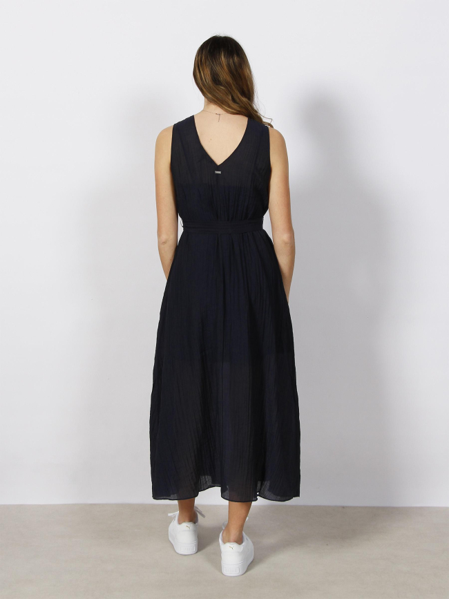 Robe midi soul bleu marine femme - Armani Exchange