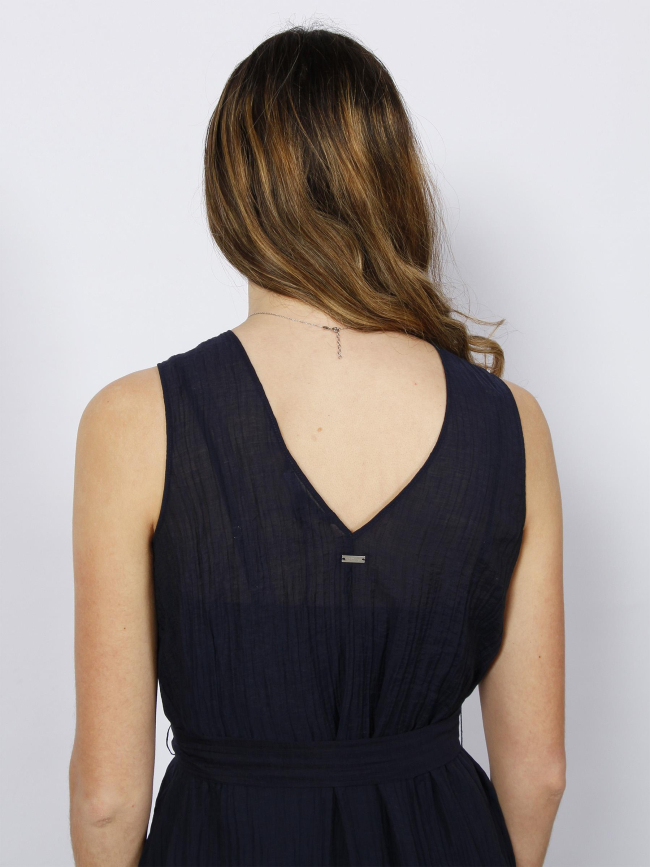 Robe midi soul bleu marine femme - Armani Exchange