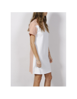 Robe t-shirt colorblock optic rose femme - Armani Exchange