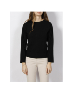 Pull fin bouton noir femme - Armani Exchange