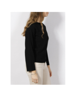 Pull fin bouton noir femme - Armani Exchange
