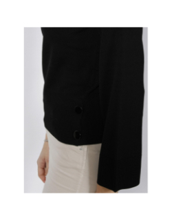 Pull fin bouton noir femme - Armani Exchange