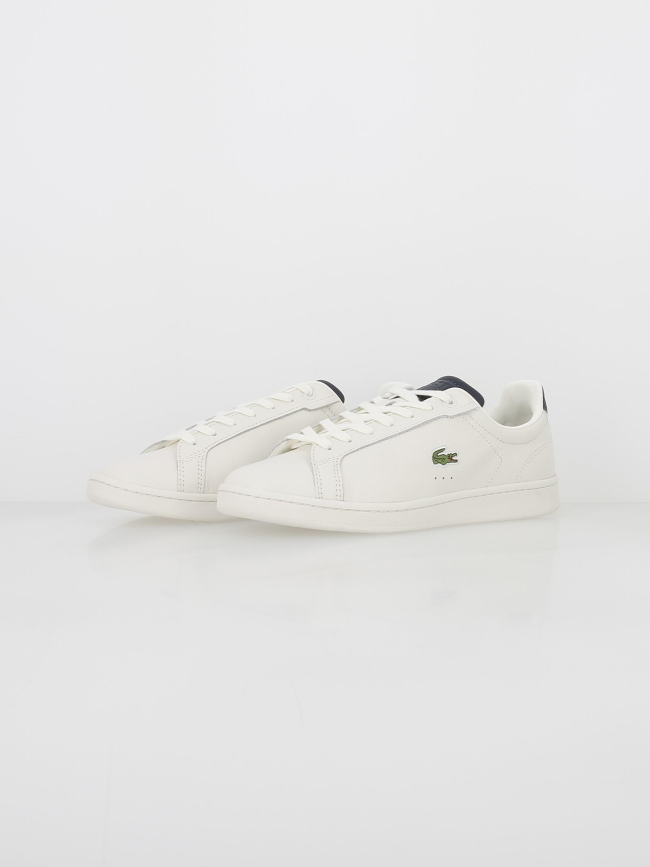 Baskets carnaby pro blanc bleu homme - Lacoste