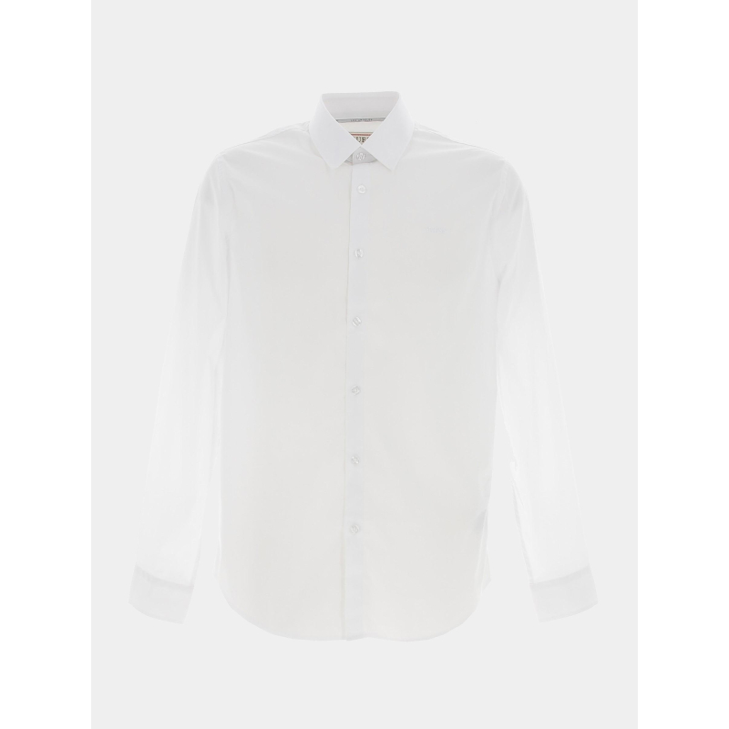 Chemise manches longues sunset blanc homme - Guess