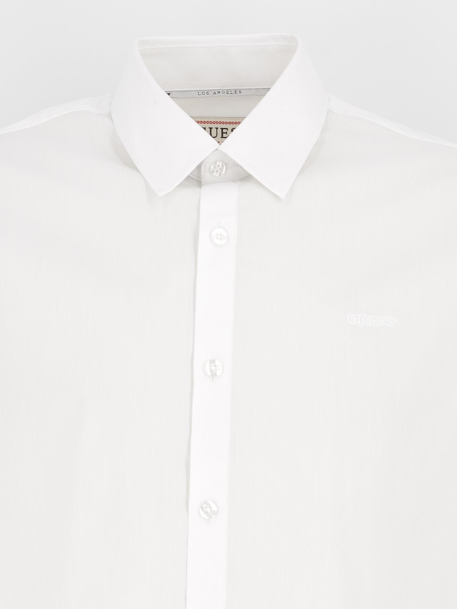 Chemise manches longues sunset blanc homme - Guess