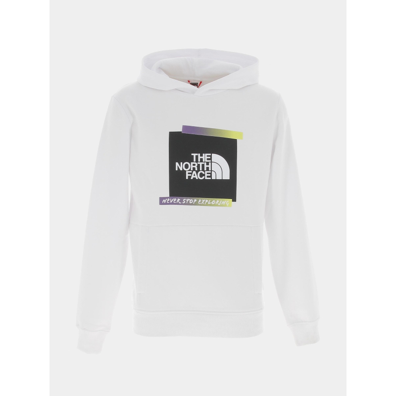 Sweat à capuche graphic blanc homme - The North Face