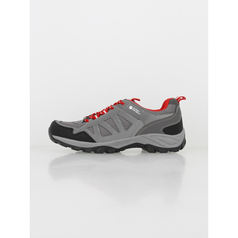 Chaussures de randonnée dryfeet gris rouge homme - Elementerre