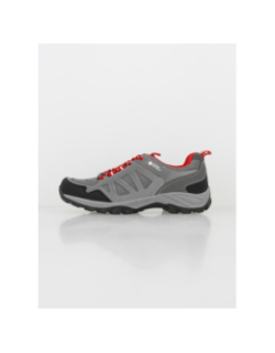 Chaussures de randonnée dryfeet gris rouge homme - Elementerre