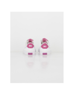 Baskets à scratch court legacy blanc rose fille - Nike