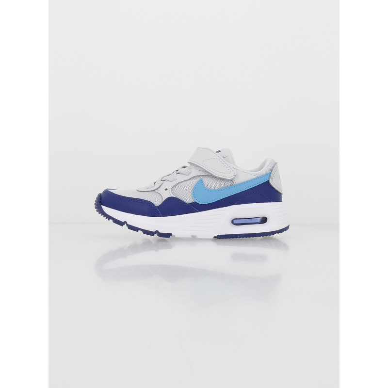 Air max baskets à scratch sc bleu gris enfant - Nike