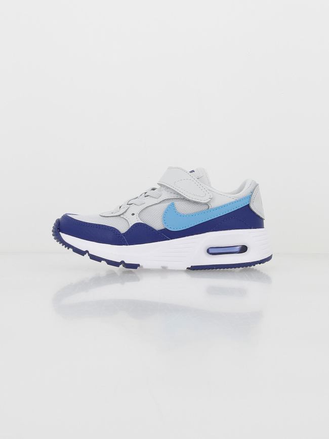 Air max baskets à scratch sc bleu gris enfant - Nike