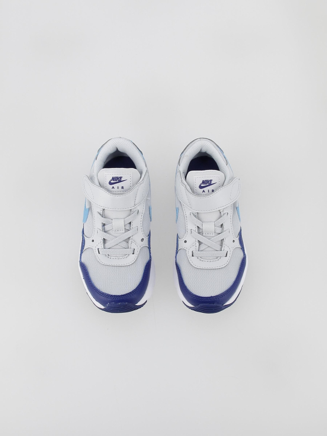 Air max baskets à scratch sc bleu gris enfant - Nike
