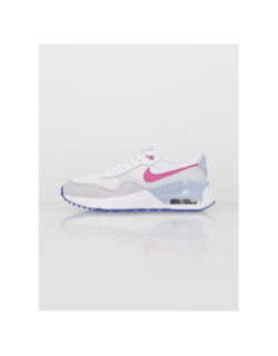 Air max baskets system gs blanc rose enfant - Nike