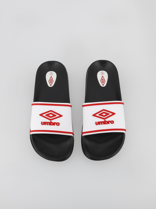 Claquettes kocak blanc rouge noir enfant - Umbro