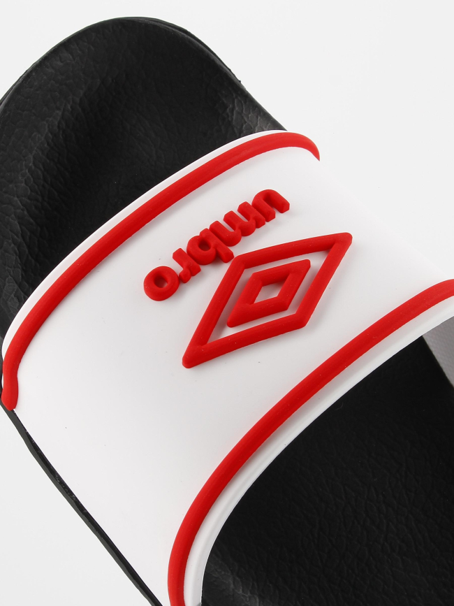 Claquettes kocak blanc rouge noir enfant - Umbro