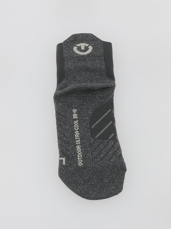 Chaussettes de trekking outdoor ankle ultra cool gris - Therm-ic