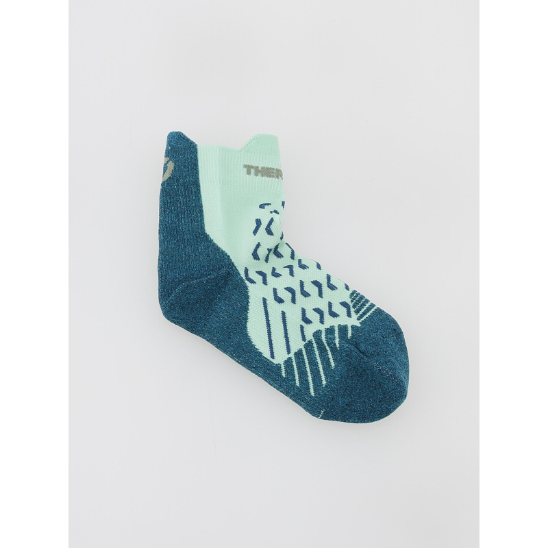 Chaussettes de trekking outdoor ultra cool ankle vert femme - Therm-ic