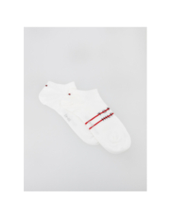 Pack 2 paires de chaussettes basses blanc homme - Tommy Hilfiger