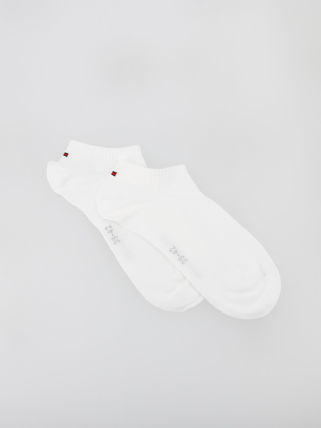 Pack 2 paires de chaussettes basses blanc homme - Tommy Hilfiger