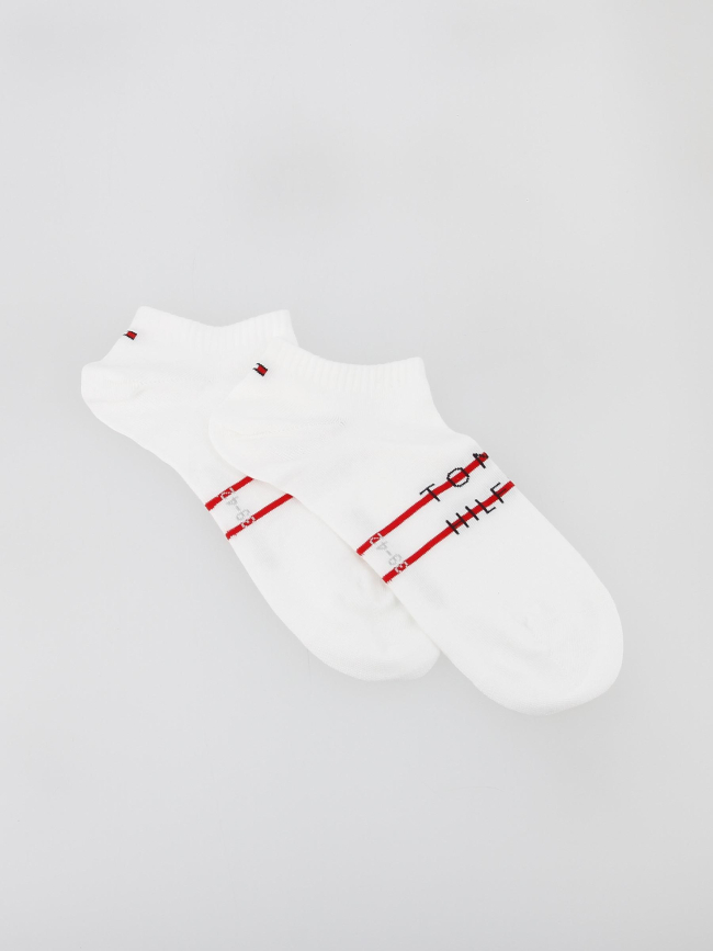 Pack 2 paires de chaussettes basses blanc homme - Tommy Hilfiger