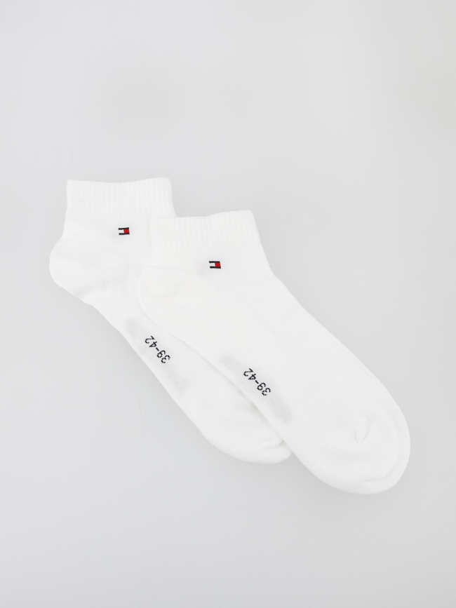 2 paires de chaussettes quarter blanc homme - Tommy Hilfiger