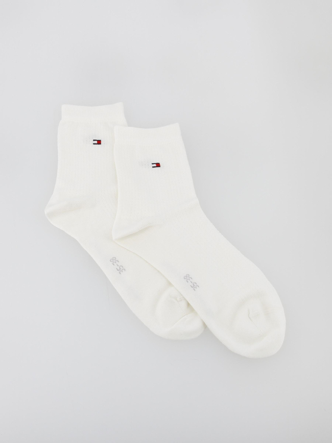 Pack 2 paires de chaussettes stripe blanc femme - Tommy Hilfiger