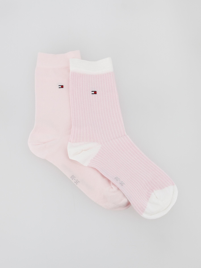 Pack 2 paires de chaussettes ithaca rose femme - Tommy Hilfiger