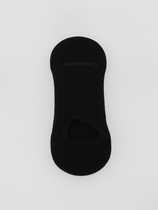 Pack 2 paires de chaussettes invisibles noir homme - Calvin Klein