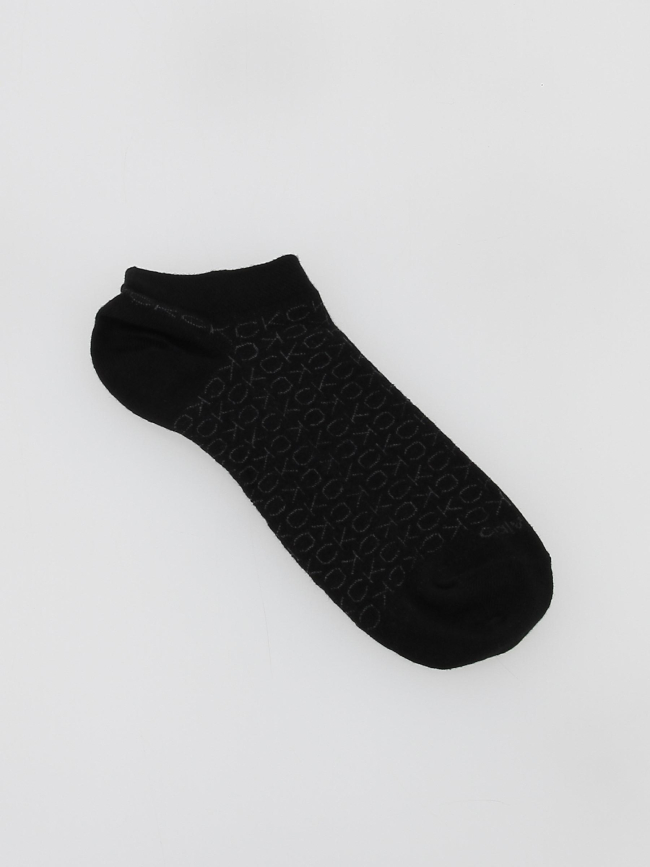 Pack 2 paires de chaussettes basses noir homme - Calvin Klein