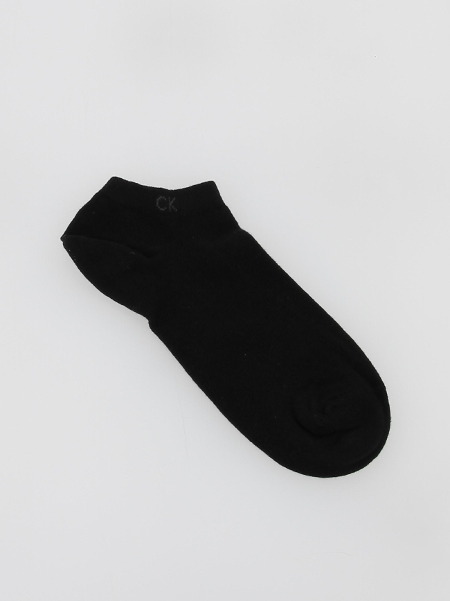 Pack 2 paires de chaussettes basses noir homme - Calvin Klein