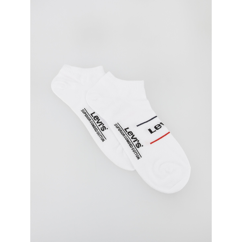 Pack 2 paires de chaussettes basses blanc - Levi's