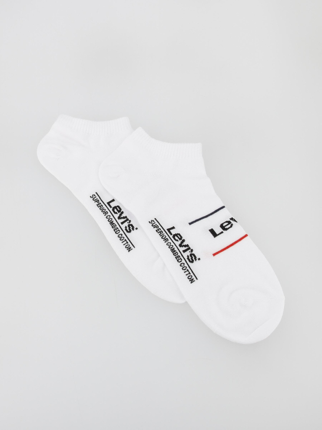 Pack 2 paires de chaussettes basses blanc - Levi's