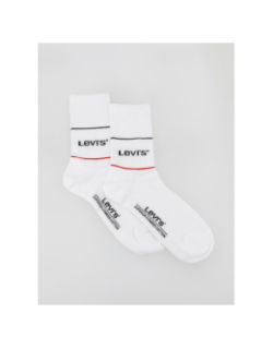 Pack 2 paires de chaussettes sport blanc - Levi's