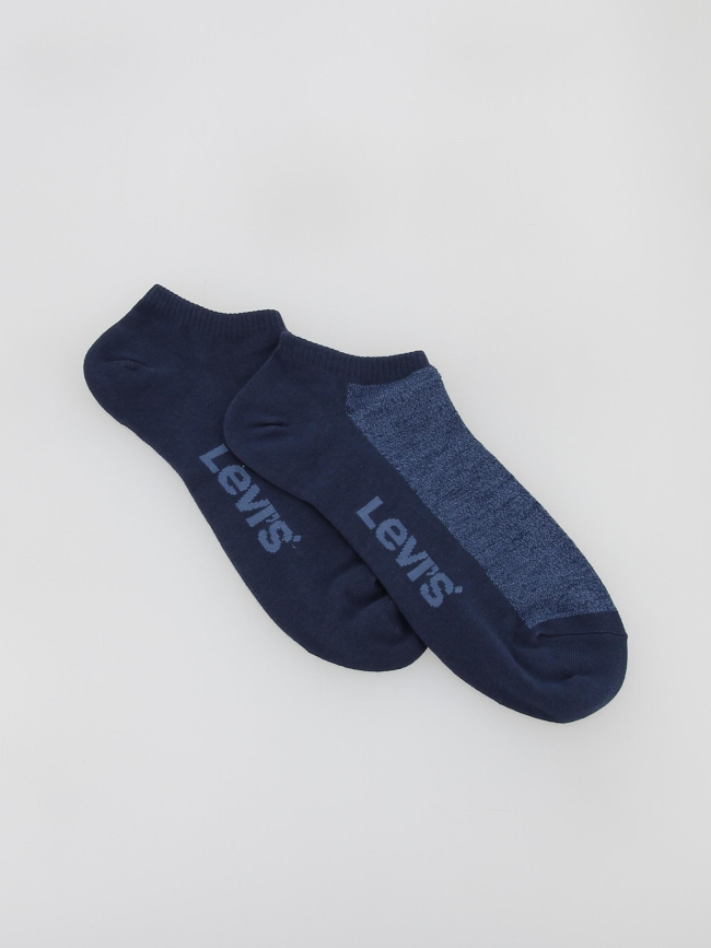 Pack 2 paires de chaussettes basses mouline bleu - Levi's