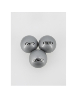 Boules de pétanque tout terrain souple 74mm gris - Obut