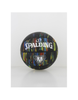 Ballon de basketball marble rubber sz7 noir - Spalding