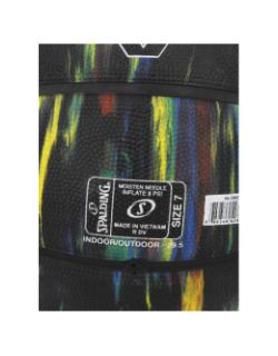 Ballon de basketball marble rubber sz7 noir - Spalding