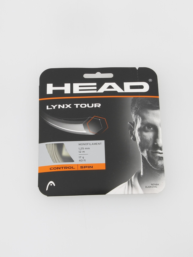 Cordage de tennis lynx tour champagne gris - Head