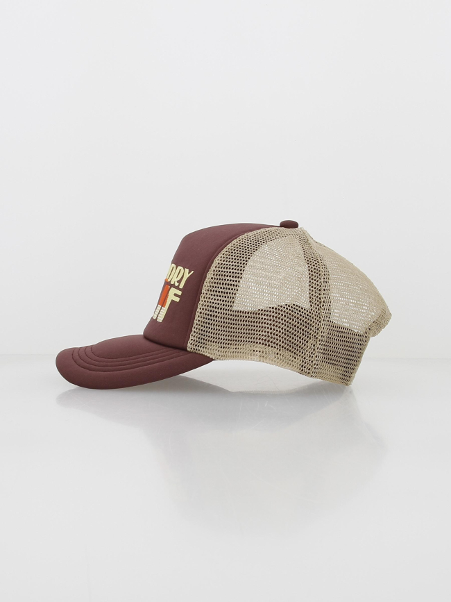 Casquette vintage trucker calif bordeaux - Superdry