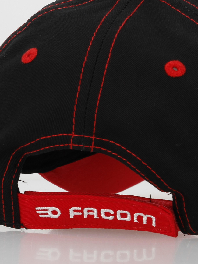 Casquette noir rouge homme - Facom