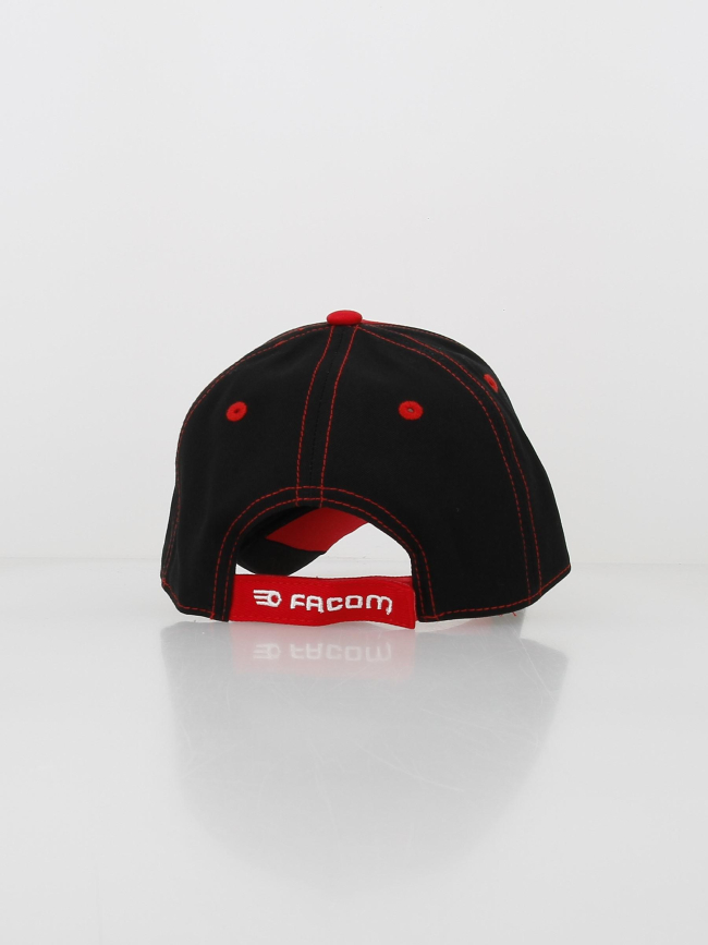 Casquette rouge noir homme - Facom