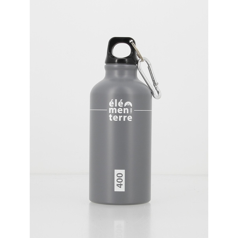 Gourde de randonnée alu 400ml gris - Elementerre