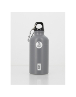 Gourde de randonnée alu 400ml gris - Elementerre