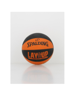 Ballon de basketball t3 lay up orange noir enfant - Spalding