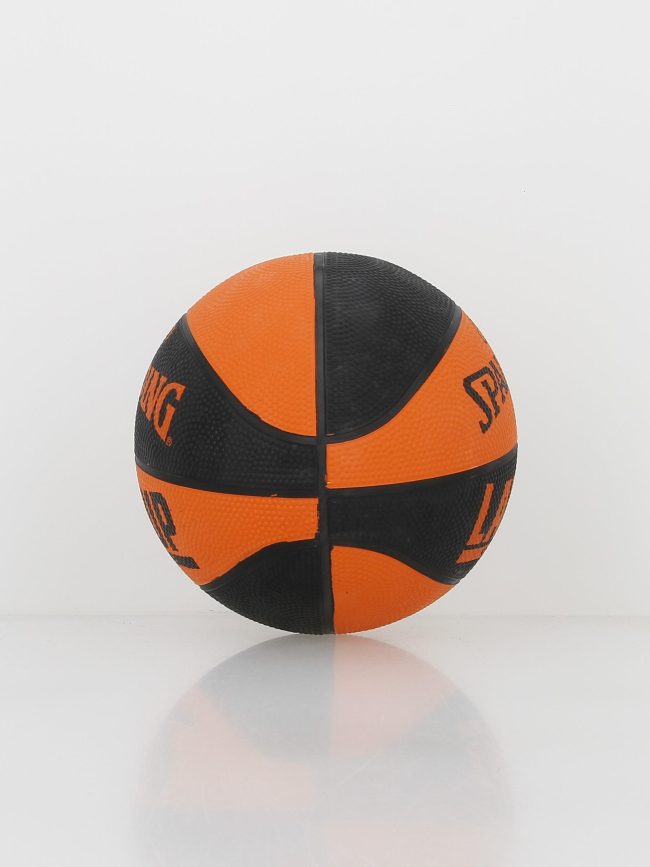 Ballon de basketball t3 lay up orange noir enfant - Spalding