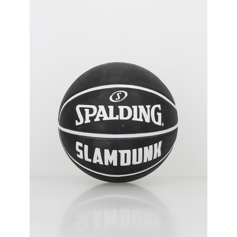 Ballon de basketball t7 slam dunk noir - Spalding