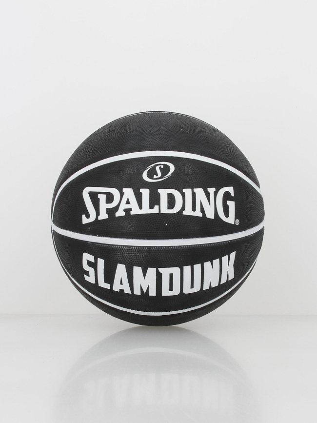 Ballon de basketball t7 slam dunk noir - Spalding